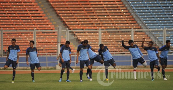 Latihan Timnas Indonesia
