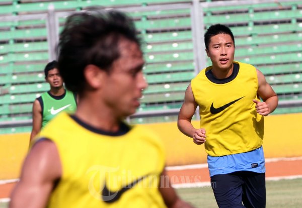 Latihan Timnas Jelang Piala AFF