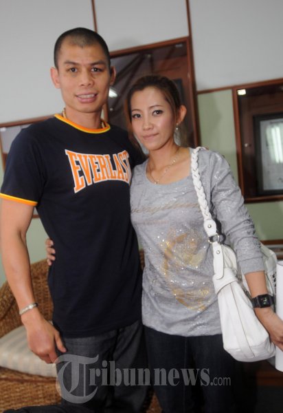 Chris John Bersama Anak Maria Megawati