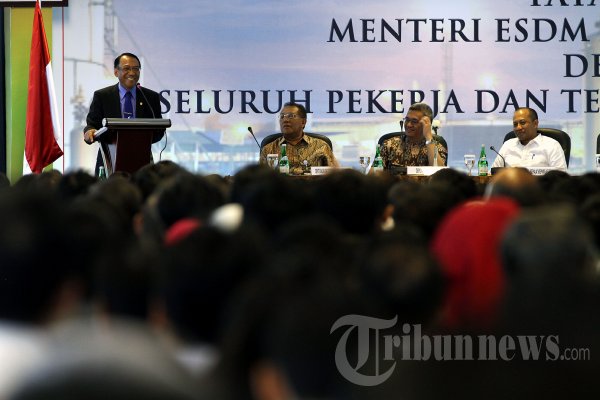 Menteri ESDM Temui Karyawan Ex BP Migas
