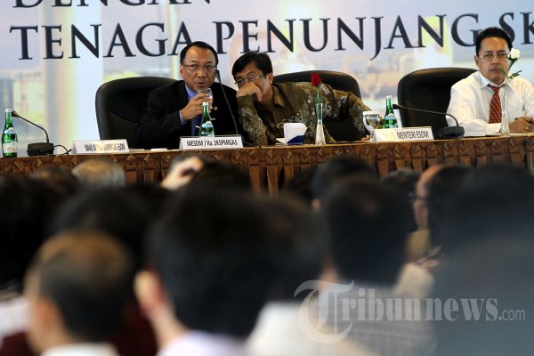 Menteri ESDM Temui Karyawan Ex BP Migas
