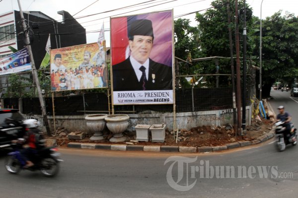Baliho Rhoma Irama For Presiden