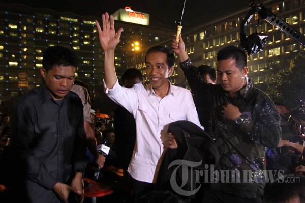 Jokowi di Bundaran HI