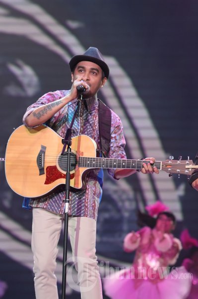 Glenn Fredly di HUT Indosiar