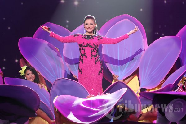 Rossa Tampil di HUT Indosiar