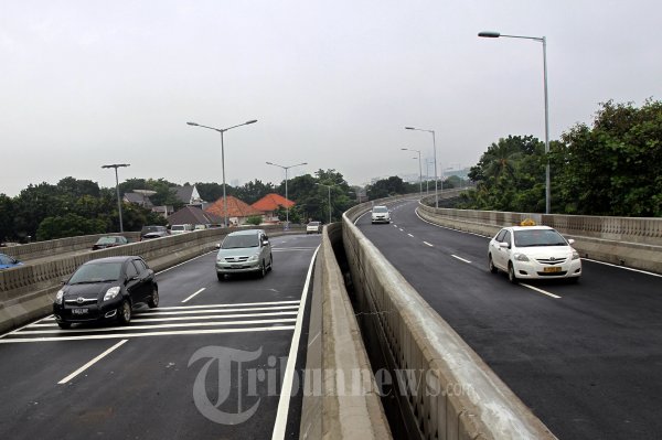 Uji Coba Jalan Layang Non Tol Antasari Blok M