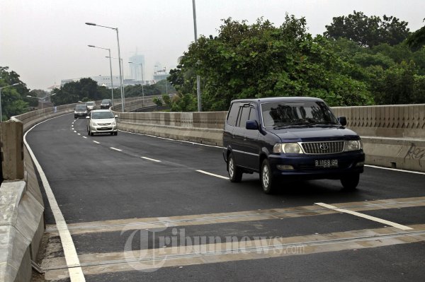 Uji Coba Jalan Layang Non Tol Antasari Blok M