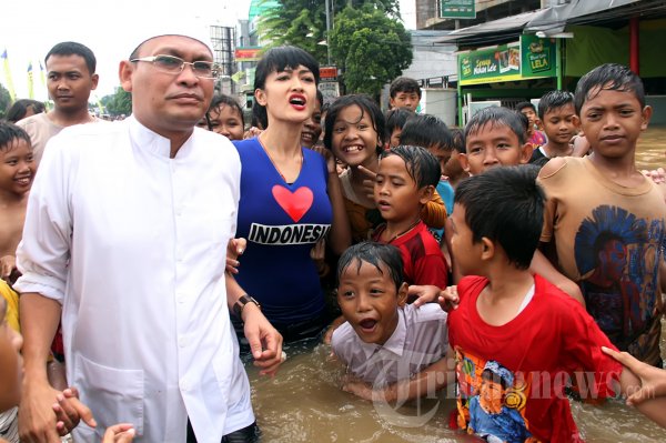 Jupe Kunjungi Korban Banjir