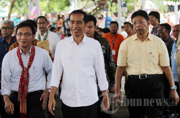 Jokowi Hadiri Syukuran Kompas Gramedia