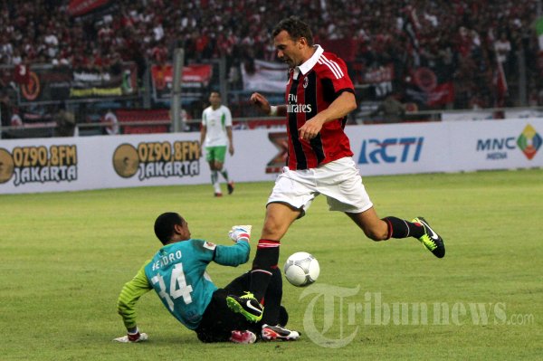 AC Milan Glorie Taklukkan Indonesia All Star Legends