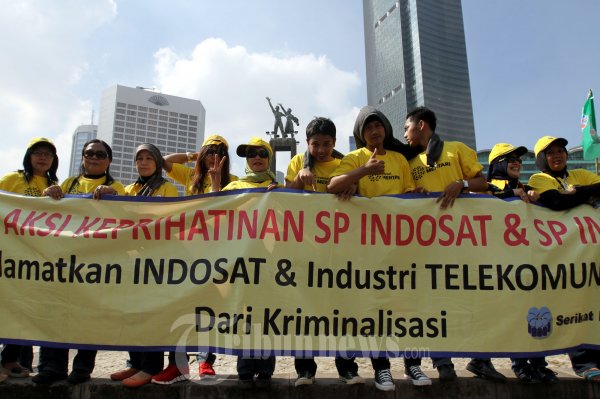Unjukrasa Serikat Pekerja Indosat