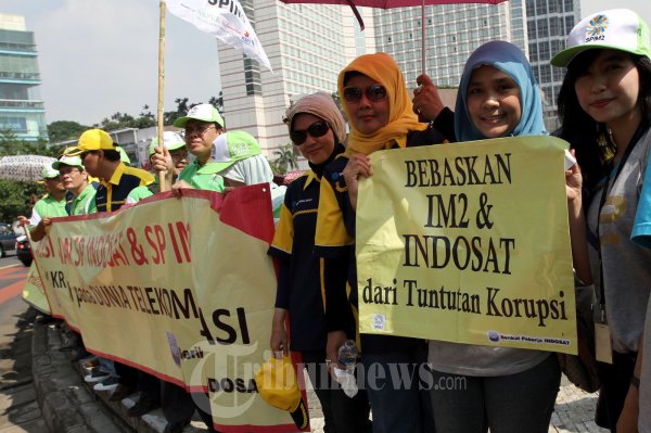 Unjukrasa Serikat Pekerja Indosat