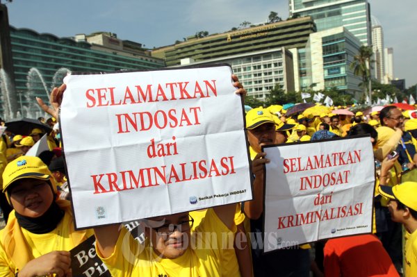Unjukrasa Serikat Pekerja Indosat