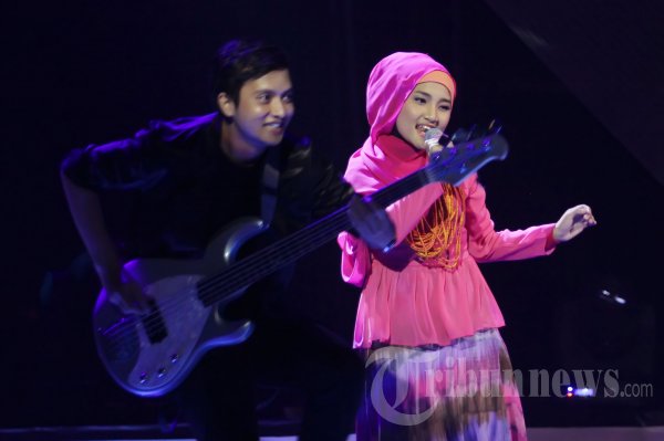 Fatin Shidqia Lubis di Gala Show Ke-2 X Factor Indonesia