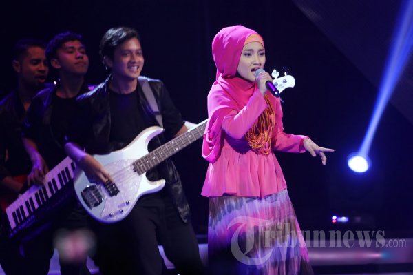 Fatin Shidqia Lubis di Gala Show Ke-2 X Factor Indonesia