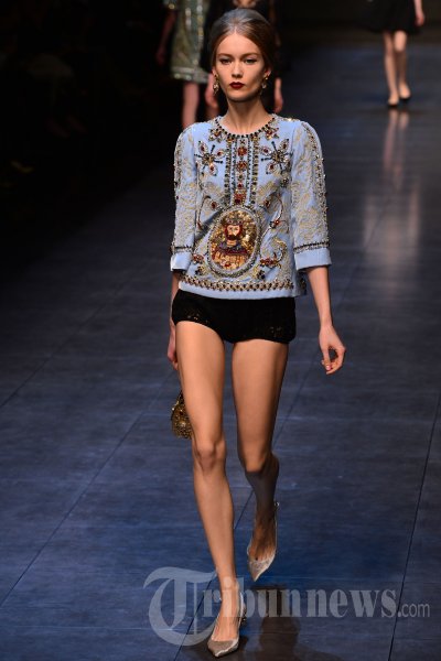 Fashion Show Karya Dolce & Gabbana di Milan Fashion Week