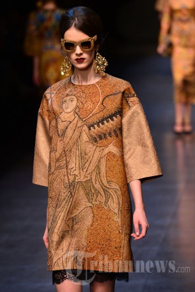 Fashion Show Karya Dolce & Gabbana di Milan Fashion Week