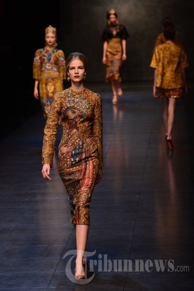 Fashion Show Karya Dolce & Gabbana di Milan Fashion Week