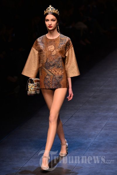 Fashion Show Karya Dolce & Gabbana di Milan Fashion Week