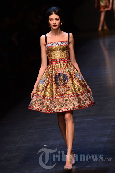 Fashion Show Karya Dolce & Gabbana di Milan Fashion Week