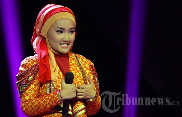Fatin Shidqia Lubis di Gala Show Ke-3 X Factor Indonesia