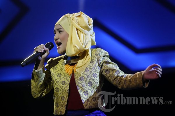 Fatin Shidqia Lubis di Gala Show Ke-7 X Factor Indonesia