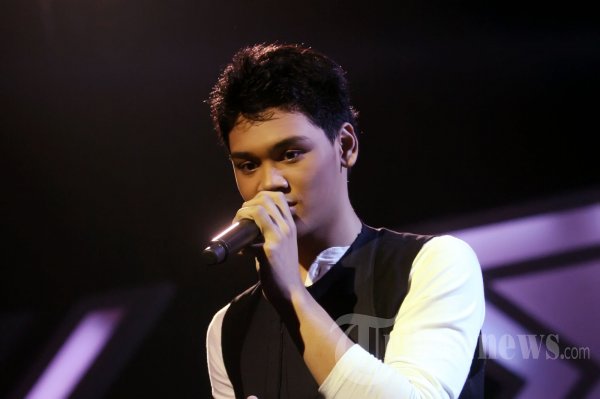 Mikha Angelo di Gala Show Ke-7 X Factor Indonesia