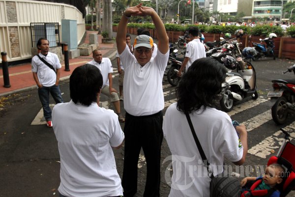 Jalan Sehat Menpera Bersama Pewarta Foto Indonesia-Jakarta