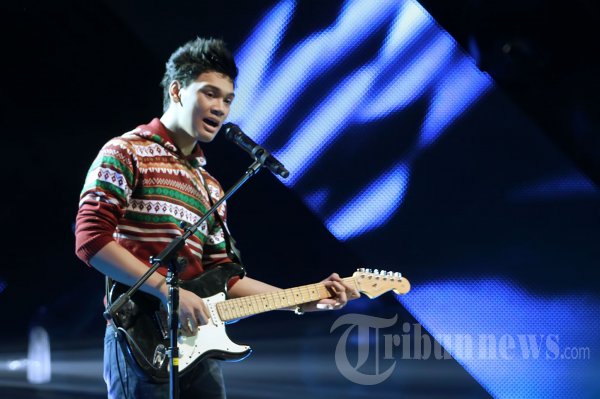 Mikha Angelo di Gala Show Ke-8 X Factor Indonesia