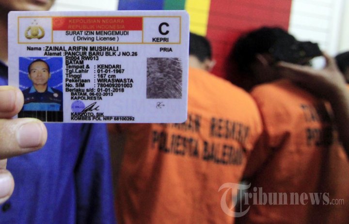 SIM Palsu Marak di Kota Batam