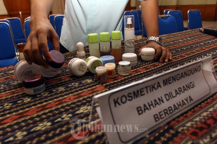 BPOM Temukan Kosmetik Mengandung Bahan Berbahaya