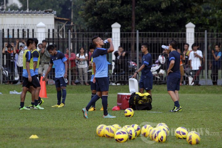 Latihan Timnas Indonesia Jelang Lawan Belanda