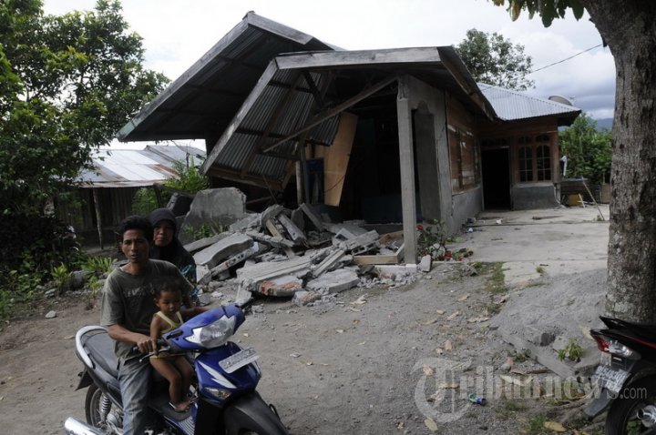 Korban Gempa di Aceh Tengah