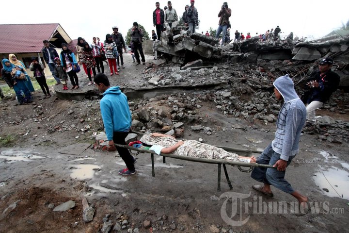 Korban Gempa di Aceh Tengah