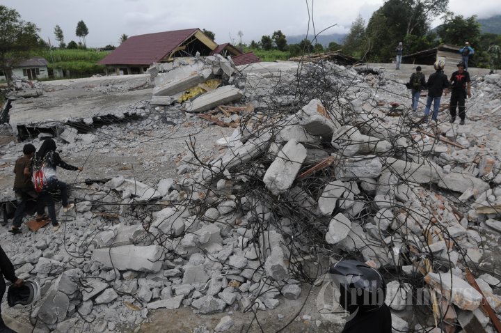 Korban Gempa di Aceh Tengah