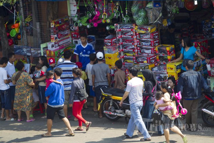 Suasana Pasar Gembrong
