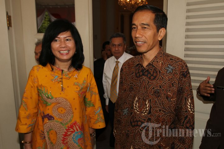 Dirut Pertamina Bertemu Jokowi