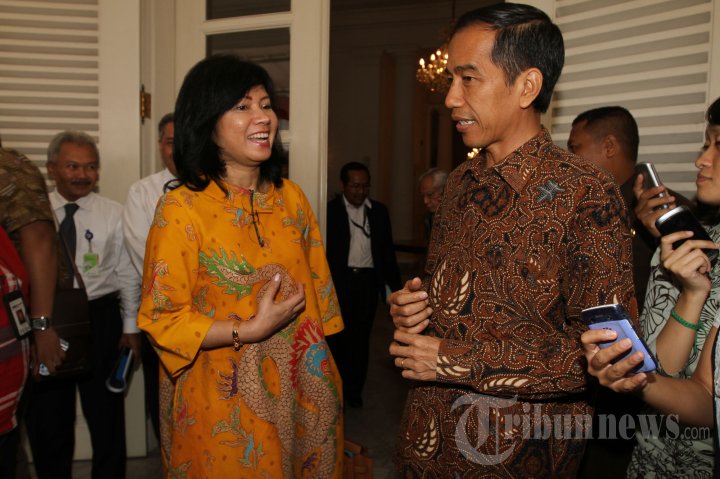 Dirut Pertamina Bertemu Jokowi