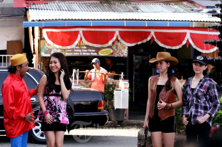 Suasana syuting sinetron