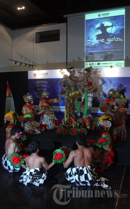 Jelang Pementasan Wayang Orang Arjuna Galau