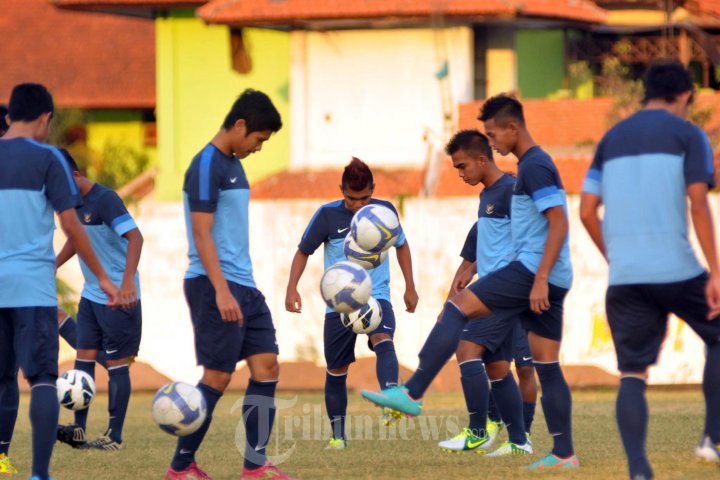 Timnas U19 Indonesia Piala AFF 2013 Berlatih