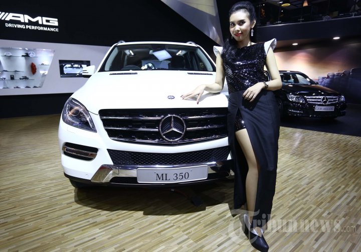 Mercedes ML 350 di Pameran IIMS 2013