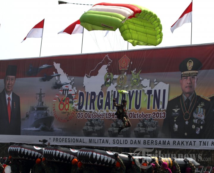 Peringatan HUT Ke-68 TNI di Halim Perdanakusuma
