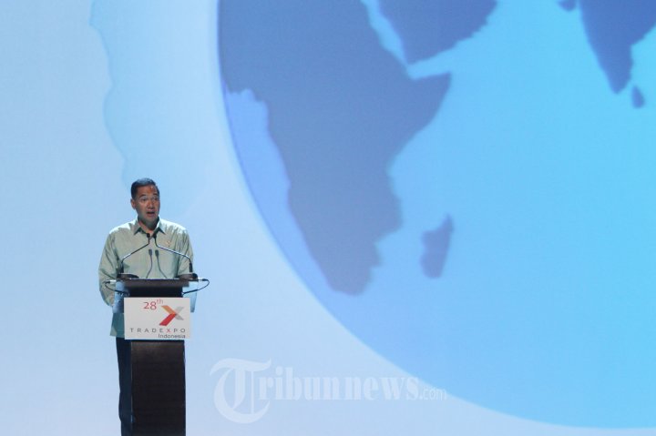 Gita Wirjawan Beri Sambutan Trade Expo Indonesia 2013