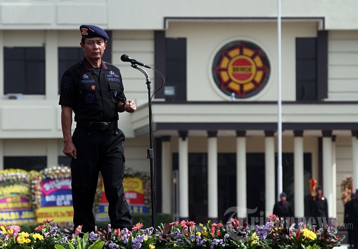 Kapolri Pimpin Upacara HUT Brimob