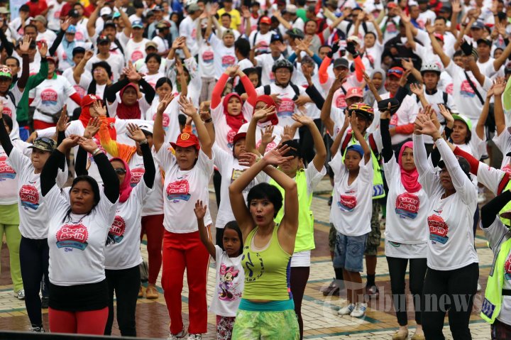 Senam Zumba Mendapat Rekor Muri