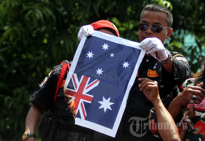 Demo Penyadapan di Kedutaan Australia