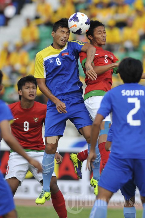 Timnas Indonesia Ungguli Kamboja SEA Games 2013