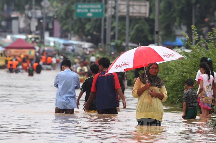Banjir di Bidara Cina Jatinegara