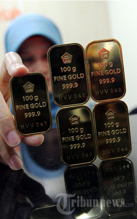 Harga Emas Antam Melonjak